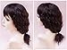 Yanamy Hair Topper Hairpieces with Bangs for Women, Clip on Curly Wavy Synthetic Top Wiglet Hairpieces for Thinning Hair (17