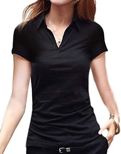 セノーテリコ ポロシャツ レディース 半袖 ストレッチ 襟付き オフィスカジュアル ベーシック Yシャツ きれいめ 春 夏