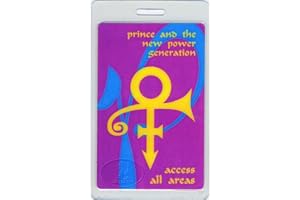 PRINCE 1990 New Power Tour Laminated Backstage Pass