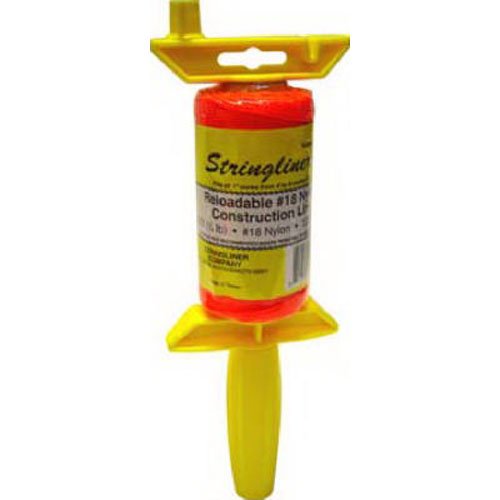 STRINGLINER COMPANY 25106 Twisted 170-Feet   Reloadable Line Reel, Fluorescent Orange