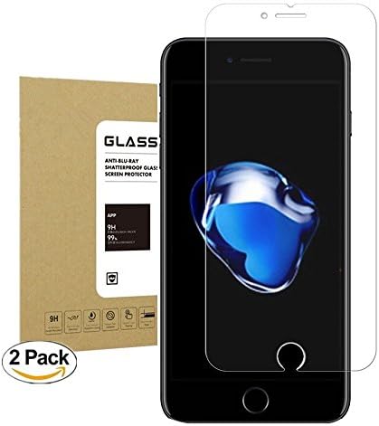 iphone 7 Plus Tempered Screen Protector [2pack] Thierfy [Bubble-Free][Anti-Scratch] 9H Hardness[Scratch Resistant] HD Clear Film Screen Protector for IPHONE 7 PLUS
