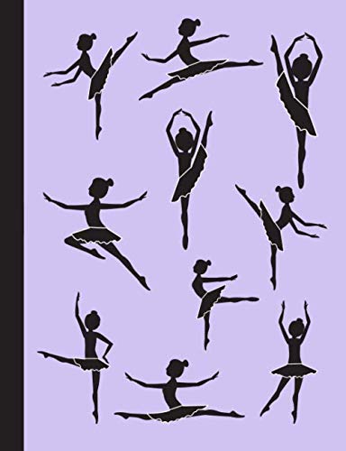 Ballerina Notebook: Perfect for school, journal, notes, or just freehand ideas great design with 120 pages composition white paper 7.44 x 9.69 inches standard (Ballerina notebooks)