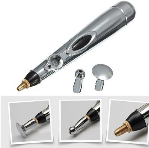 FUNSHION Health Care Monitor meridians Laser Acupuncture Magnet Therapy Instrument Heal Massage Meridian Energy Pen massager1 x AA Battery (Not Included)