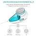 Fabric Shaver Rechargeable, Lint Remover Sweater Pill Shaver with 2-Speeds, Removable Bin & Replaceable Stainless Steel 3-Blades,Electric Fabric Defuzzer, Dual Protection