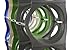 U Water Cooler Bottle Rack (Silver, Four Bottle Rack)