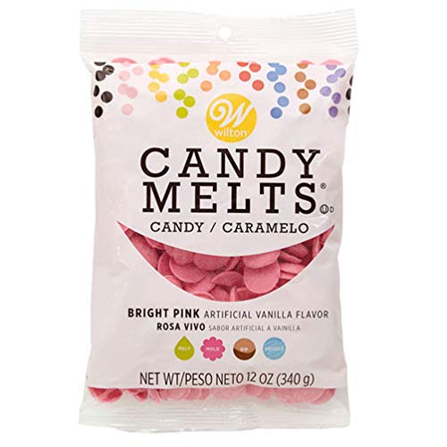 Wilton 1911-424 Candy Melts, 12-Ounce, Bright Pink
