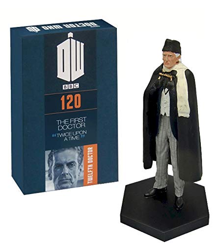 Eaglemoss Figurine Collection The First Doctor From 2017 Once Upon A Time Hand Painted 1:21 Scale Collector Boxed Model Figure #120