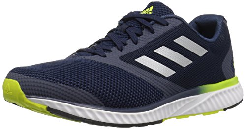 adidas Men's Edge Rc M Running Shoe, Collegiate Navy/Metallic Silver/SEMI Solar Yellow 12 Medium US