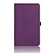 ACdream Case Fits ASUS MeMO Pad 7 LTE [with Auto Wake Sleep Feature] - Premium PU Leather Smart Cover Case, Dark Purple
