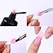UR SUGAR 1Pc Poly Quick Gel Nail Kit Enhancement Builder Gel Nail Extension Trial Kit Professional Technician French Kit-Including Brush Pen, Slip Solution, Dual Forms for Starter
