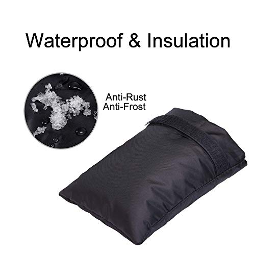 GLANDU Outdoor Faucet Cover for Winter, Garden Faucet Socks Outside Spigot Cover for Freeze Protection (3 Pack)