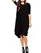 Haola Women's Loose T Shirt Dress Home Short Shirts Mini Dresses Tops