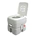 SereneLife Outdoor Portable Toilet with Carry Bag, Travel Toilet with Level Indicator | | 3 Way Pistol Flush | Rotating Spout, for Camping, Boating, Traveling & Roadtripping primary