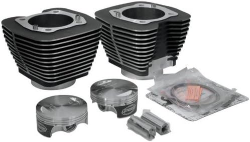 Revolution Performance Bolt-On Big Bore Kit (107in. Flat Top) - Bore 3.938in. - 10.5:1 Compression - Black/Highlighted Fins 201-119W