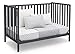 Delta Children Heartland 4-in-1 Convertible Crib - Greenguard Gold Certified, Charcoal Grey