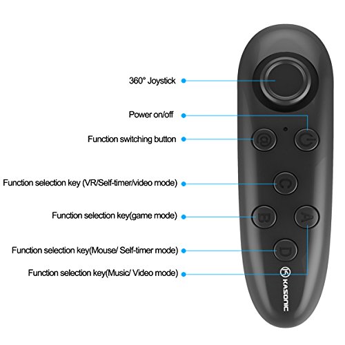 5 VR+Bluetooth+Controller+Kasonic+Smartphones