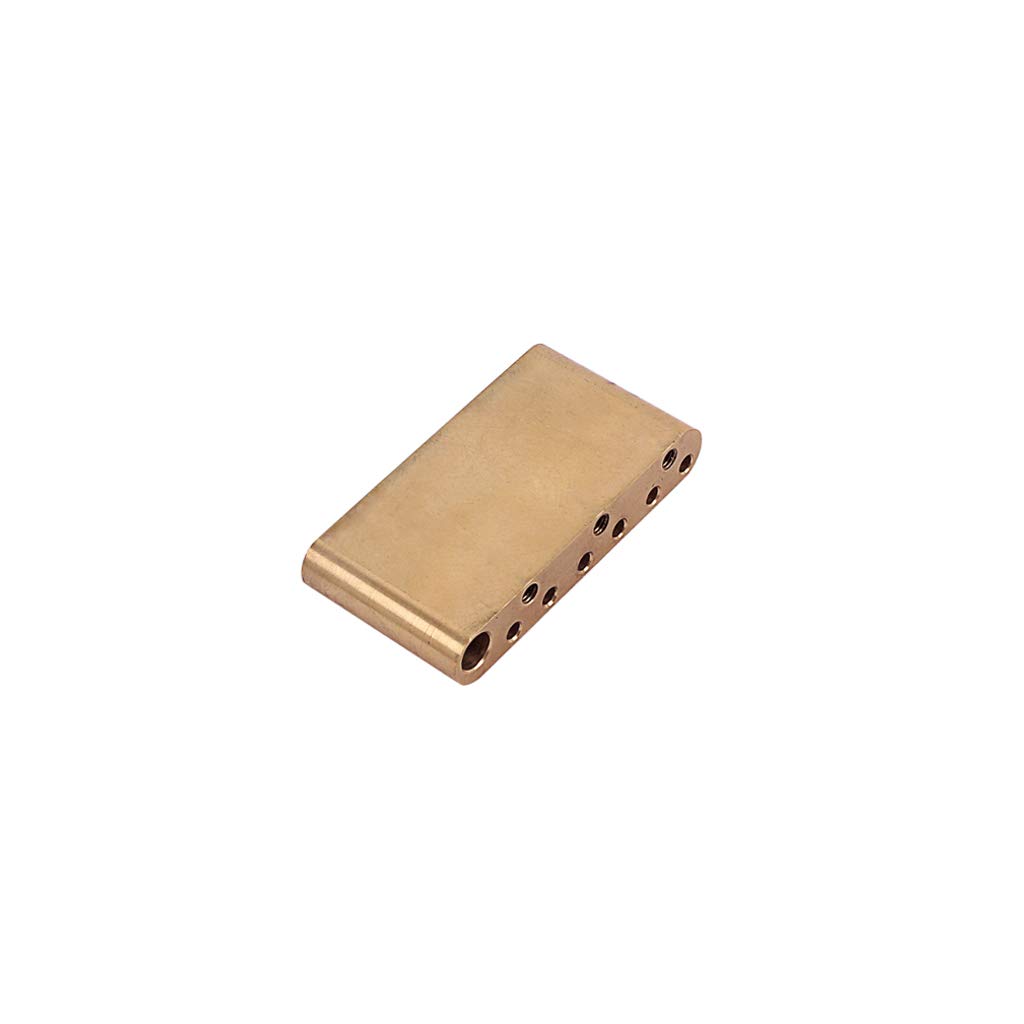 Alnicov 74mm Brass Tremolo Block for Strat Stratocaster Bridge