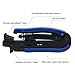 CoZroom Complete Adjustable Universal Compression Tool Connector and Universal Wire Cutter Stripper for RG59 RG6 RG11 Cable Flat or Round TV/UTP
