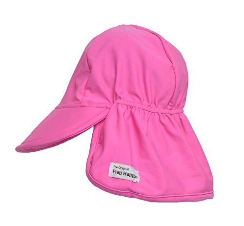 Flap Happy Baby and Childrens Swim Flap Hat UPF 50+, Highest Certified UV Sun Protection, Azo-free dye, Floats on Water