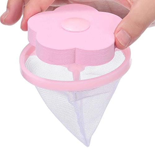 Barthylomo 4PCS Floating Lint Mesh Bag Hair Removal Device Laundry Fur Remover for Washing Machine