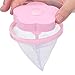 Pet1997 4PC Washing Machine Universal Float, Filter Bag Laundry Ball, Floating Pet Fur Catcher Filtering Hair Removal Device Wool Cleaning Supplies (2Pink + 2Blue)