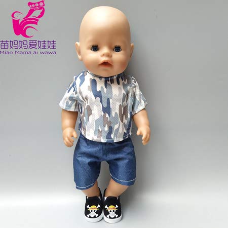 DishyKooker Doll Clothes Cotton Pink Dots Dress with Underwear with Hat for 18 Inches American Doll Girls Boy Doll Outfits Skirt 43CM