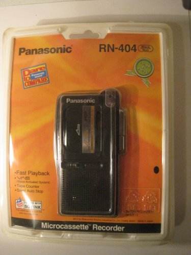 Panasonic-Microcassette-Recorder-RN-404-VAS-Voice-Activated-Voice-Recorder