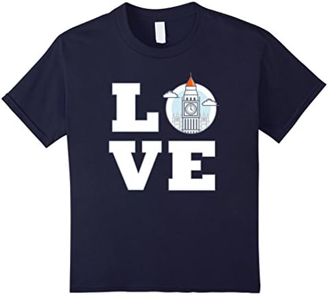 Kids I Love London, London Lovers T-shirt 8 Navy