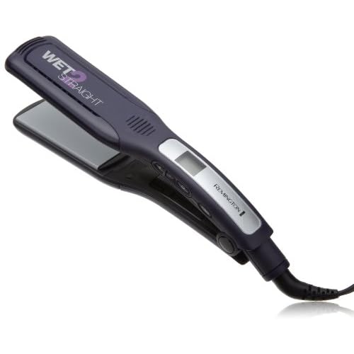 Remington Wet 2 Straight 2' Wide Plate Wet/Dry Ceramic Hair Straightening Iron with Tourmaline image