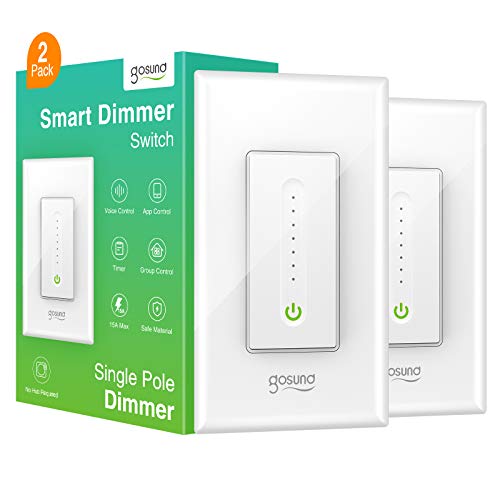 Smart Dimmer Switch, Gosund Smart WiFi Light Dimmable Switch works with