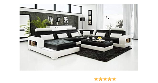 Amazon Com My Aashis Luxury Contemporary Modern Living Room Luxury Bright Colored Leather Sofa Set Furniture Decor