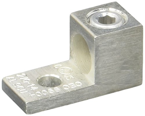 Morris 90718 Lug Mechanical Connector Type 1 Conductor aluminum One Hole Mount Holes 2/0-Number-14 AWG Wire Range