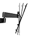 Vogel's Full Motion TV Wall Mount, Swivel and Tilt - for 40 to 65 inch TV, Next 7345, Black