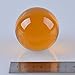 LONGWIN 60mm(2.3 inch) Magic Crystal Healing Ball Glass Sphere (Amber)
