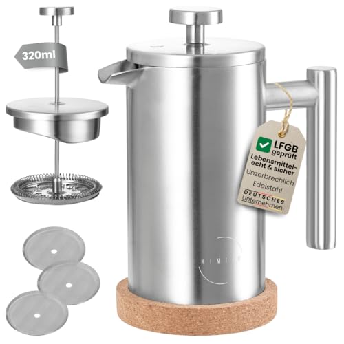 Blick lohnt sich! Der Preis für KIMIJO French Press Edelstahl I... beträgt momentan 18,95€. Gönn dir diesen Rabatt!
