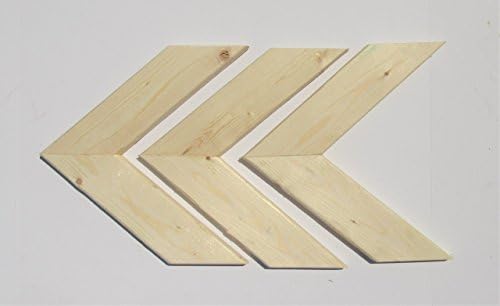 Rustic Wood Arrows / Unfinished Wooden Arrow / Set of 3 Arrow Signs