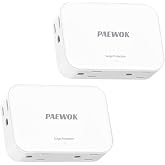 Outlet Extender, 360&deg; Rotating Flat Wall Plug Adapter | 4 AC Multi Plug Wall Outlets, 900J, Small Power Strip for Home Apartment Dorm Travel Essentials, 2 Pack-8 AC