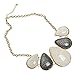 Statement Necklace, SUMAJU Statement Bib Collar Necklace Vintage Lucite Teardrop