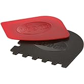 Lodge Pan and Grill Scraper, Set of 2, Red/Black