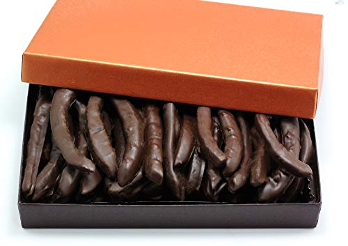 Mignon Chocolate Covered Orange Peels - Handmade Gourmet Dark Chocolate Candied Orange Peel