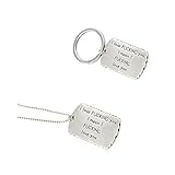 Meiligo Fashion Valentine's Day I Love Fucking You Letter Necklace Key Chain Dog Tag Charm Pendant Couples Love Lettering Tag Necklace Jewelry