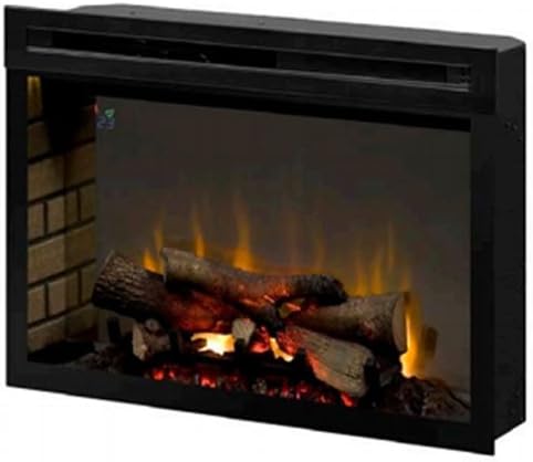 【含開箱檢查+空運保險】Dimplex PF2325HL Multi-Fire Xd 25-Inch Electric Firebox with Faux Logs Bed, Black