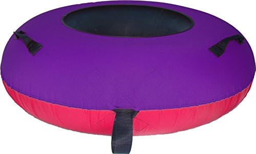 ClearCreekTubes 44" Huge Towable Snow Tube with Red Bottom