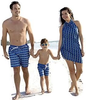 Father &amp; Son Matching Shorts (6-7, BLUE)