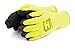 Better Grip BGWLAC Winter Insulated Rubber Latex Coated Work Gloves, Crinkle Pattern, 3 Pairs/ Pack (Large, Lime)