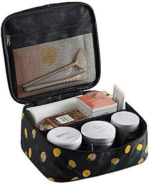 huici Travel Cosmetic Bag Toiletry Organizer Floral Makeup Pouch-Perfect for Your Cheerful Travel