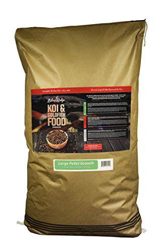 Blue Ridge Fish Food Pellets [50lb] Koi and Goldfish Growth Formula, Floating 3/16" Pellet, Balanced Diet