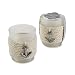 Kate Aspen Anchors Away Rope Tealight Holder, Glass Votives, Beach Theme Wedding Decorations, Party Favor, Gift Set of 4