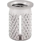 E-Z LOK Plastic Thread Insert, M6-1.0, 5 ct | Stainless Steel construction, Press-in installation, Model 260-M6-CR
