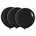Skhls Giant Latex Balloons 36 inches Black, 3 Count